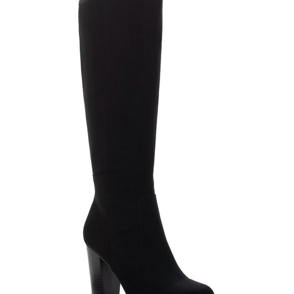Beautiful black faux suede Style & Co. knee-high boots - Picture 4 of 7